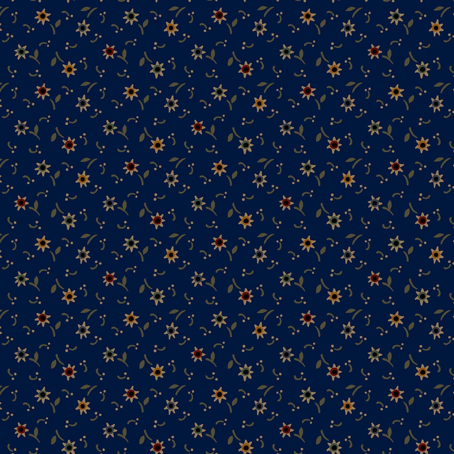 Primitive Traditions by Pam Buda Whimsy Navy # R171013-0110
