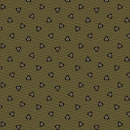 Prairie Dry Goods by Pam Buda Med Green Waves # R1759-MEDGREEN