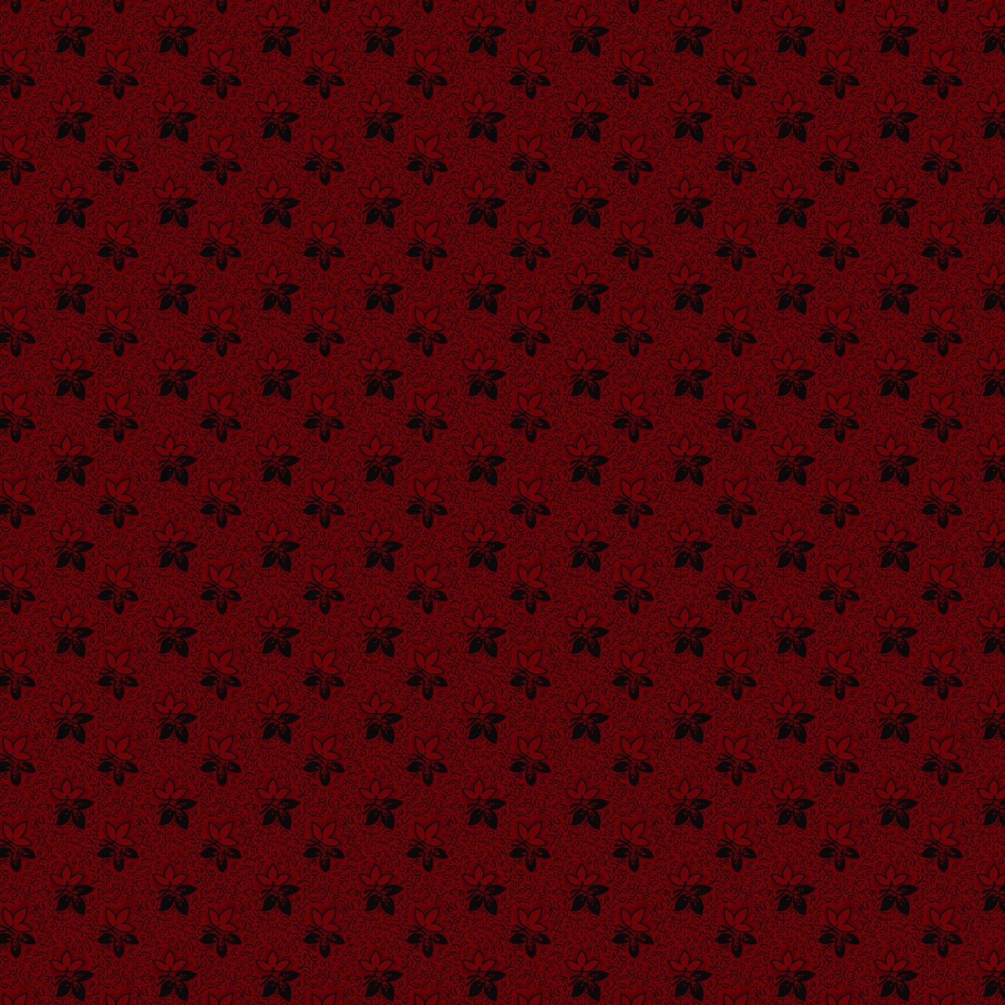 Prairie Dry Goods by Pam Buda Red Village Leaf # R1749-RED