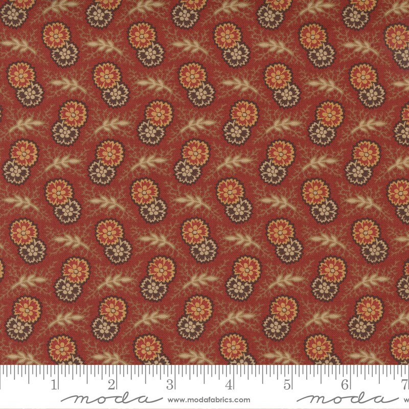 Rose by Jo Morton Fleur And Fern Brick Red 38120 16
