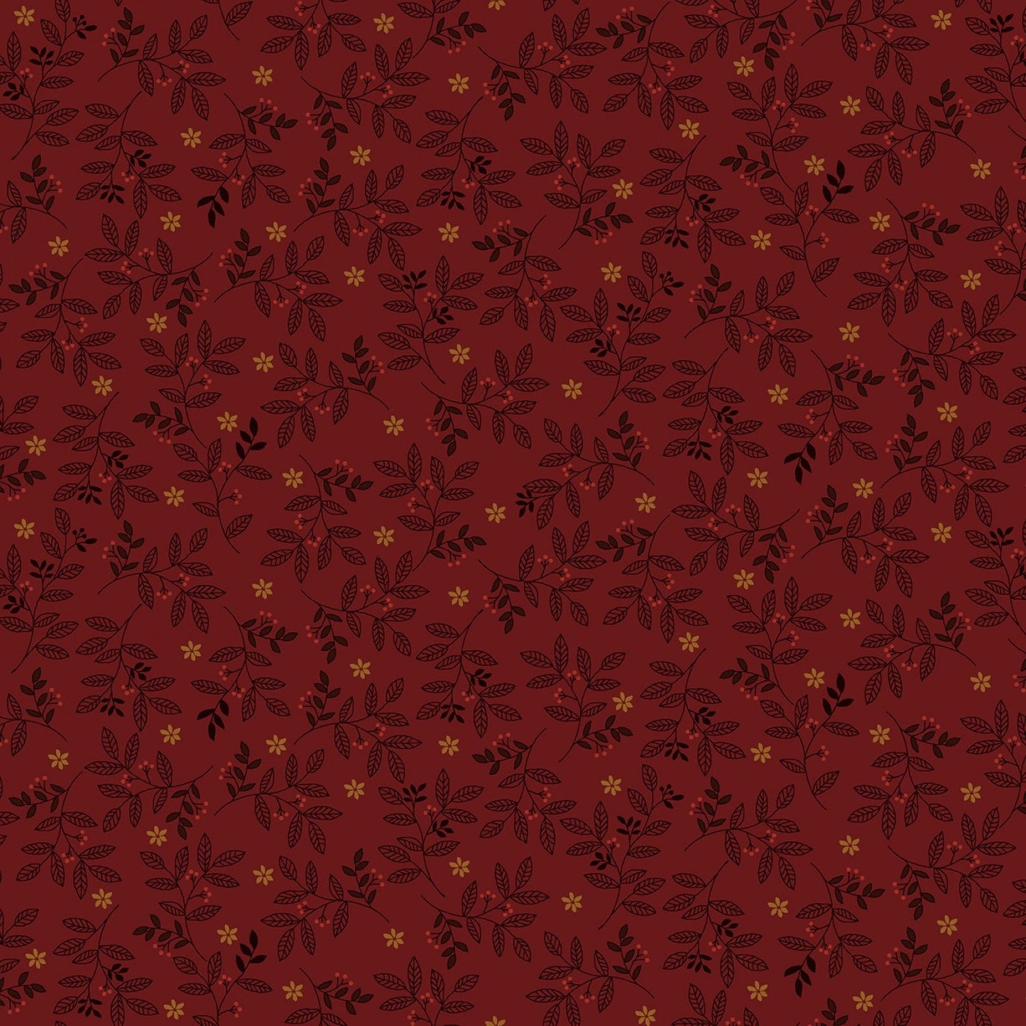 Time Well Spent by One Sister Design Red Leaf Toss # 2774-88