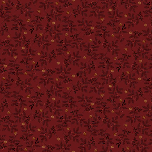 Time Well Spent by One Sister Design Red Leaf Toss # 2774-88