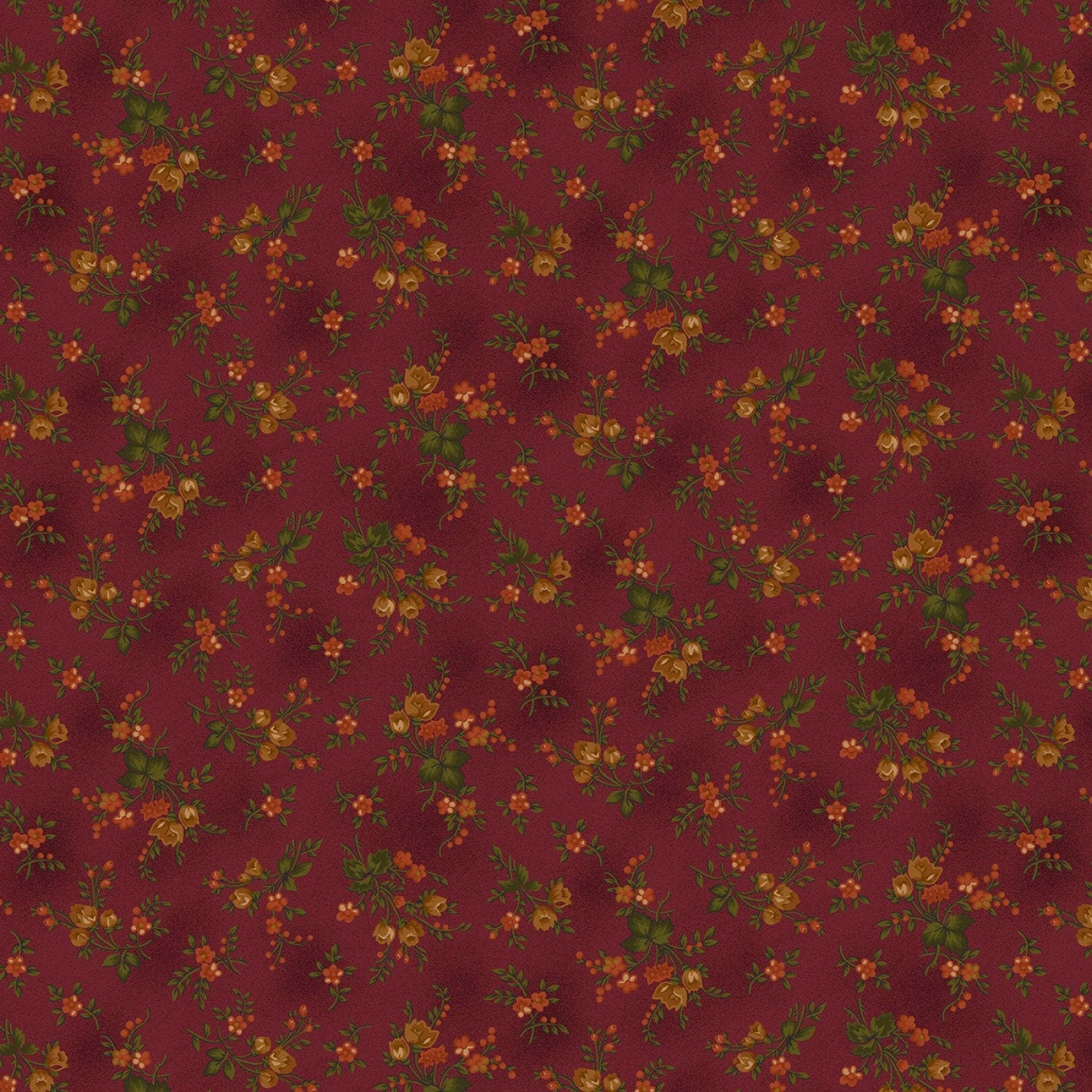 Right as Rain by Kim Diehl Cranberry Harvest Floral # 9836-88