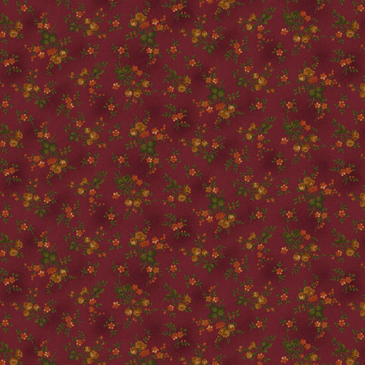 Right as Rain by Kim Diehl Cranberry Harvest Floral # 9836-88