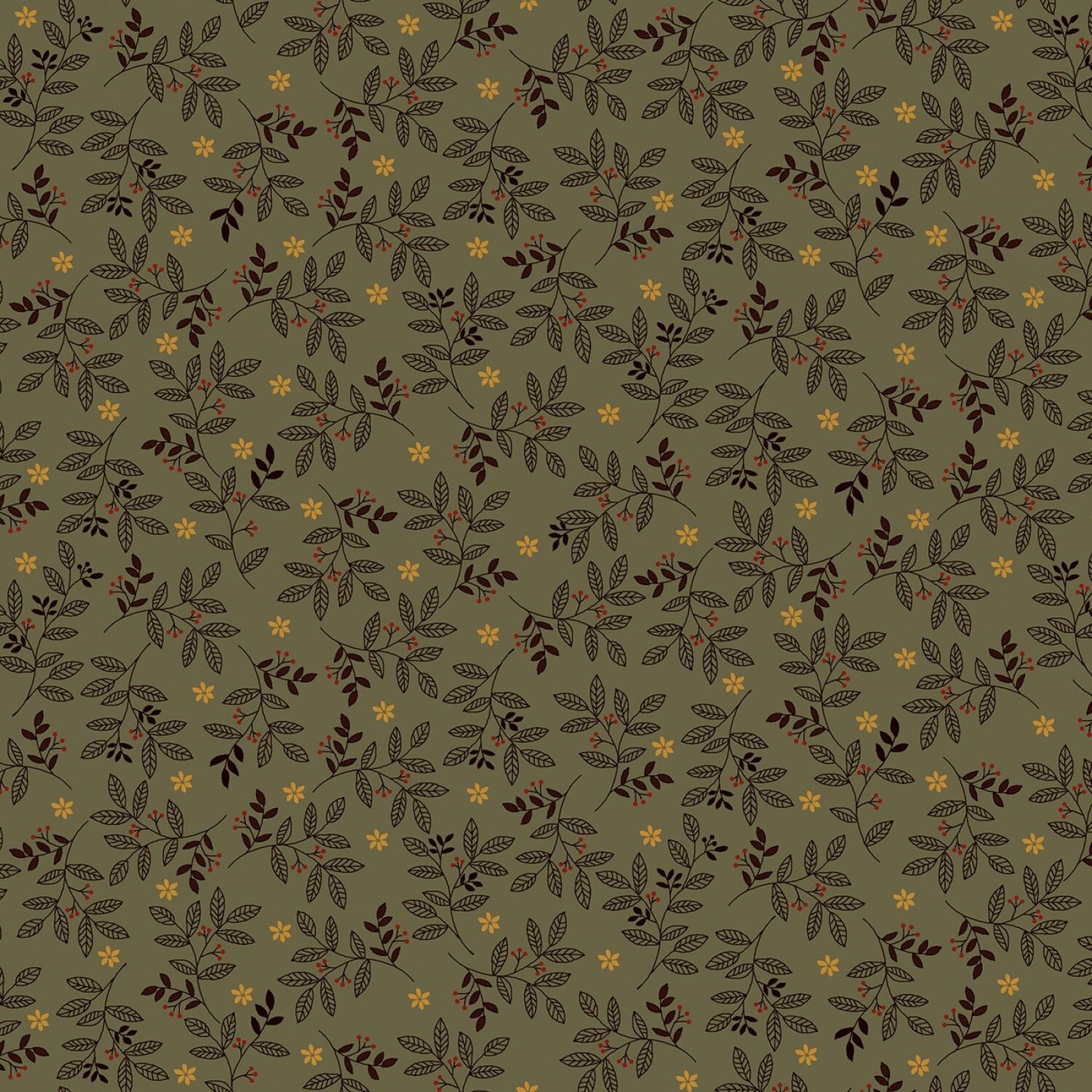 Time Well Spent by One Sister Design Green Leaf Toss # 2774-66