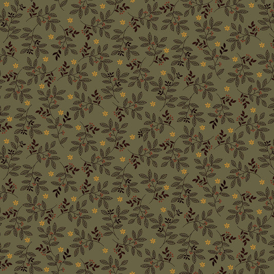 Time Well Spent by One Sister Design Green Leaf Toss # 2774-66