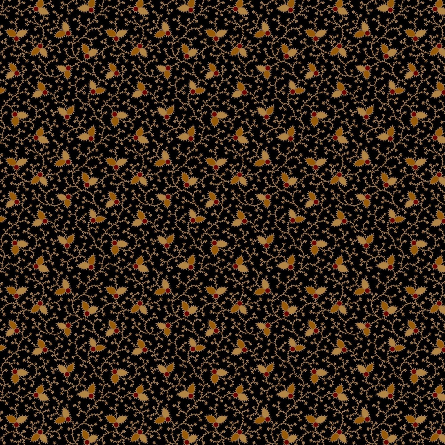 Butternut and Peppercorn by Pam Buda Black Cinnamon # R170525-BLACK