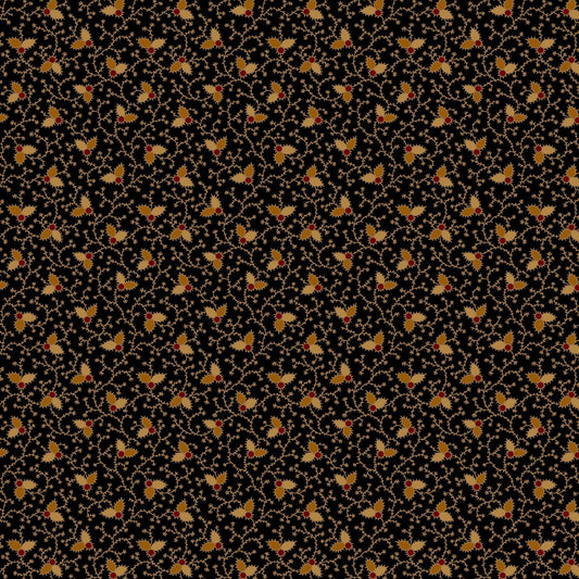 Butternut and Peppercorn by Pam Buda Black Cinnamon # R170525-BLACK