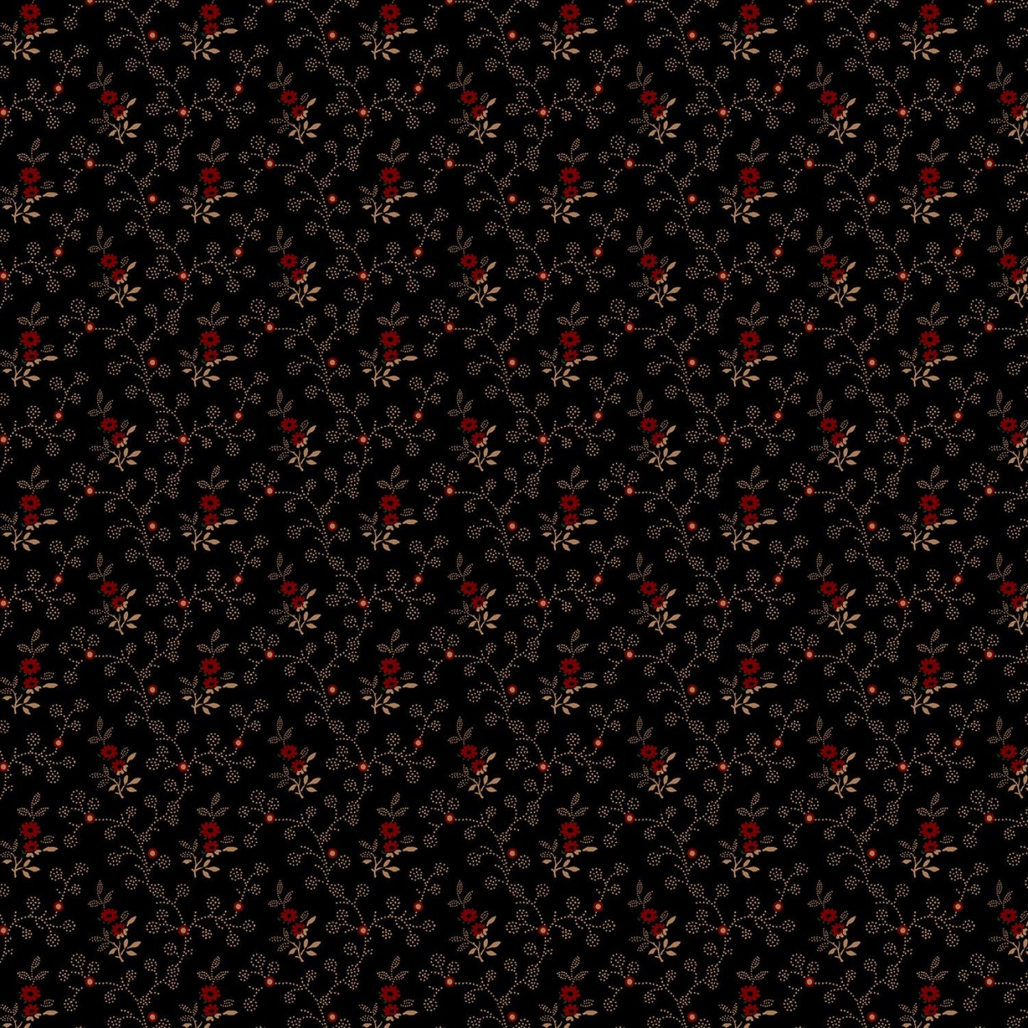 Butternut and Peppercorn by Pam Buda Black Nutmeg # R170526-BLACK