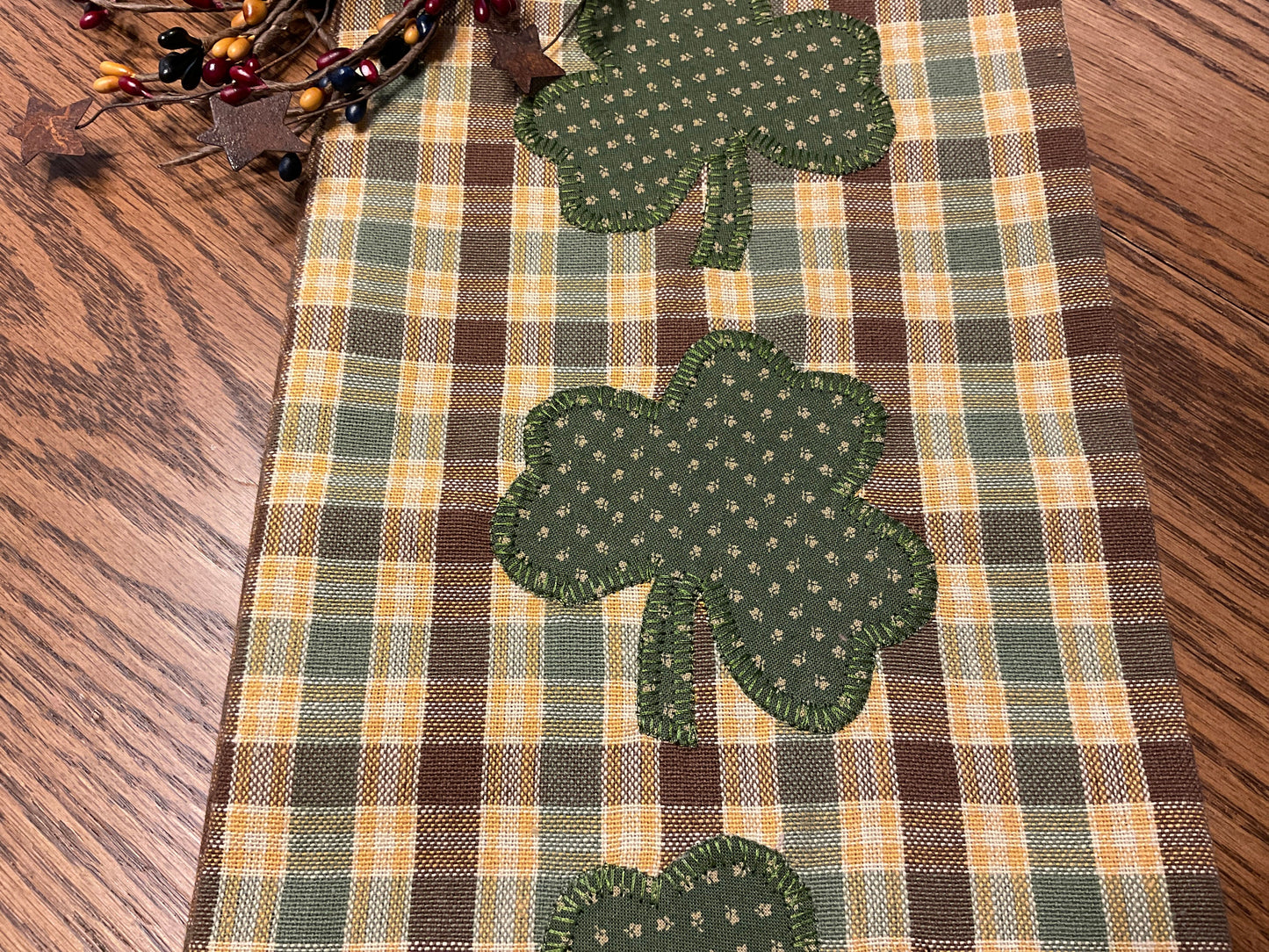 Primitive Farmhouse St.Patrick's Towel Item #1835