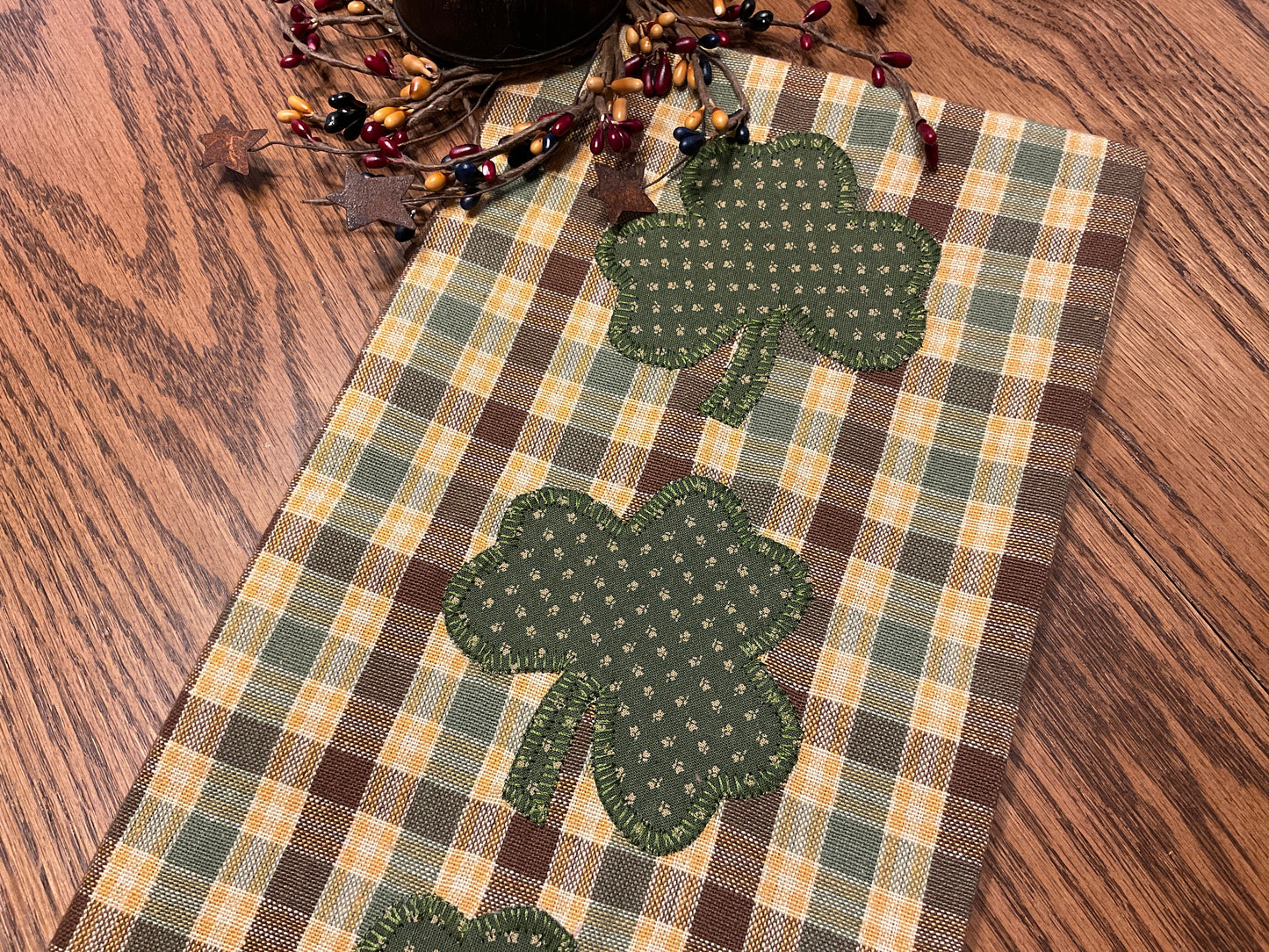 Primitive Farmhouse St.Patrick's Towel Item #1835