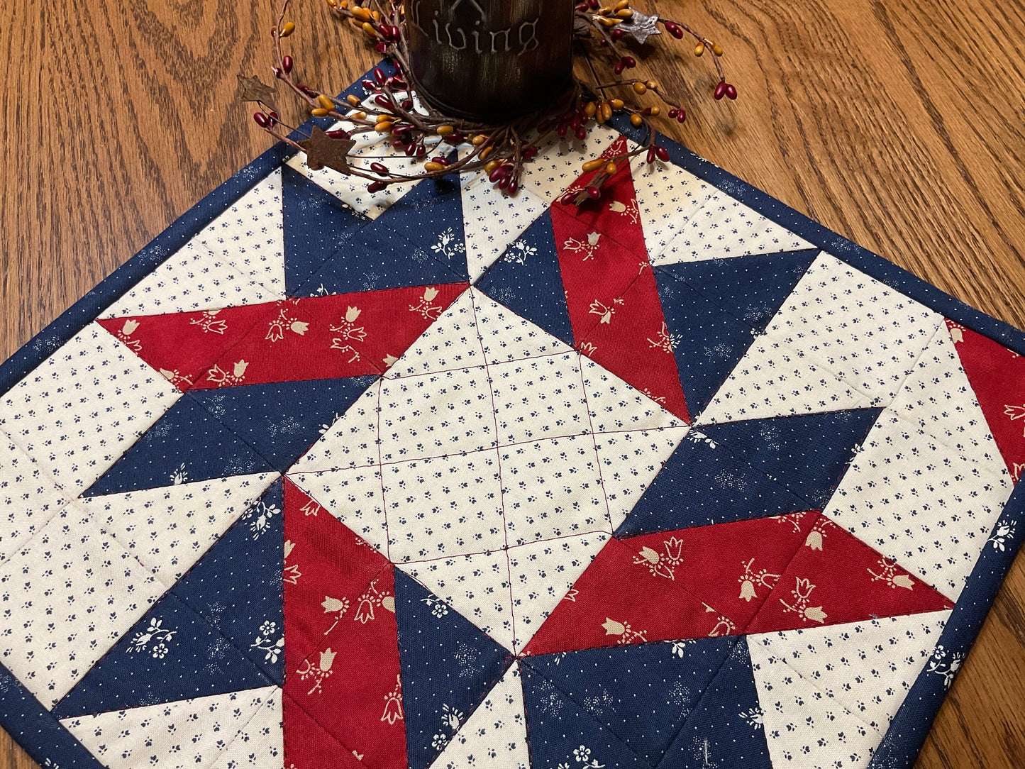 Primitive Farmhouse Star Table Topper Item #1725