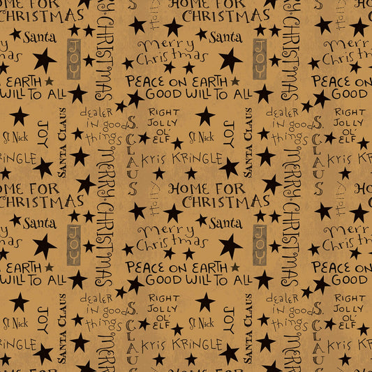Kringle by Teresa Kogut Words Gold # C13446R-GOLD
