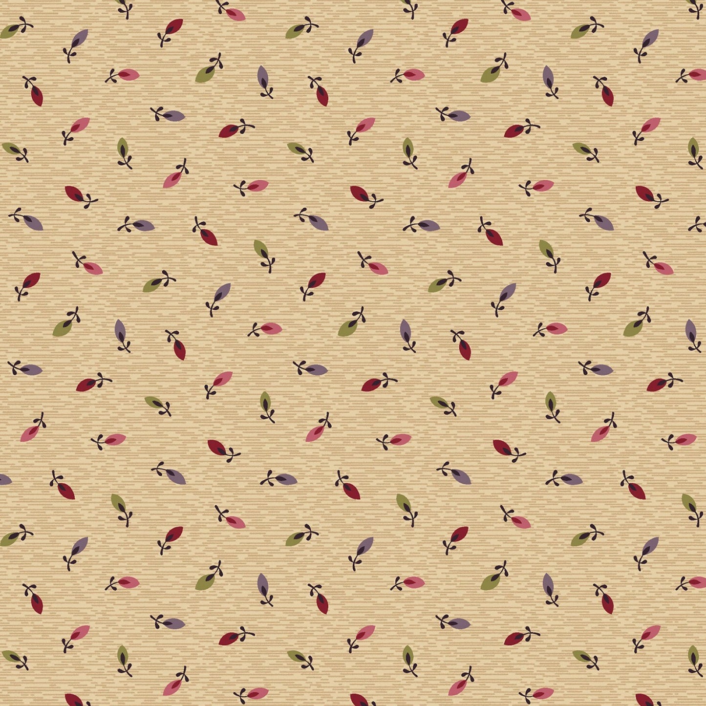 Sturbridge Floral Petites by Pam Buda Sand Prairie Flowers # R170712D-SAND