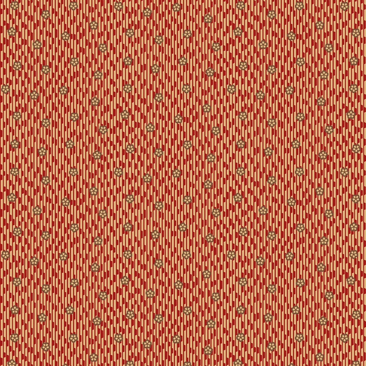 Golden Era by Paula Barnes Red Picket Flowers# R220642-RED