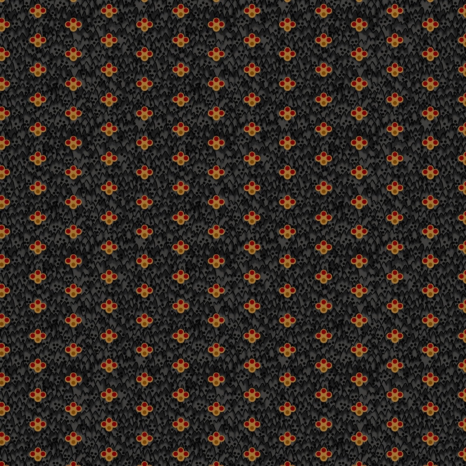 Butternut & Peppercorn 2 by Pam Buda Gray Triple Dots # R170756-GRAY