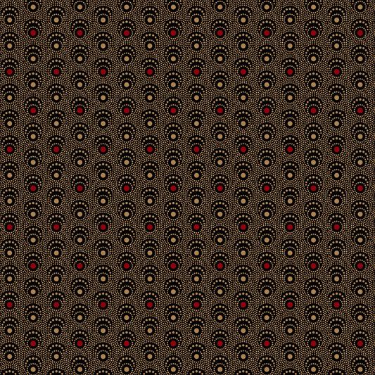 Piecemakers Sampler by Pam Buda Black Half Rounds #R170792-BLACK