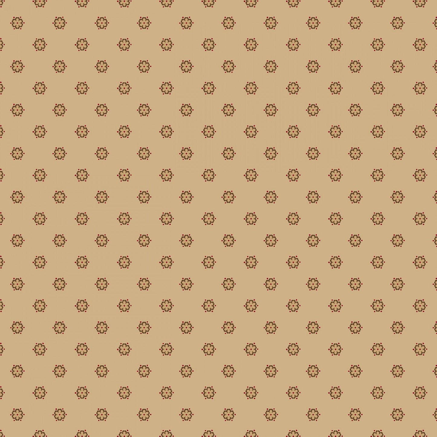 Piecemakers Sampler by Pam Buda Tan Flower Pop #R170795-TAN