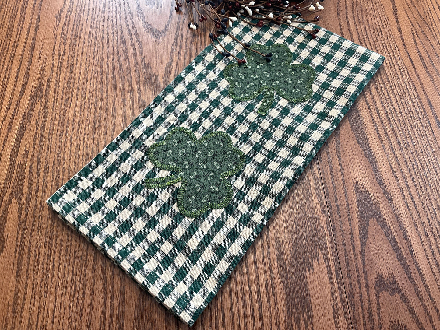 Primitive Farmhouse St.Patrick's Towel Item #1863