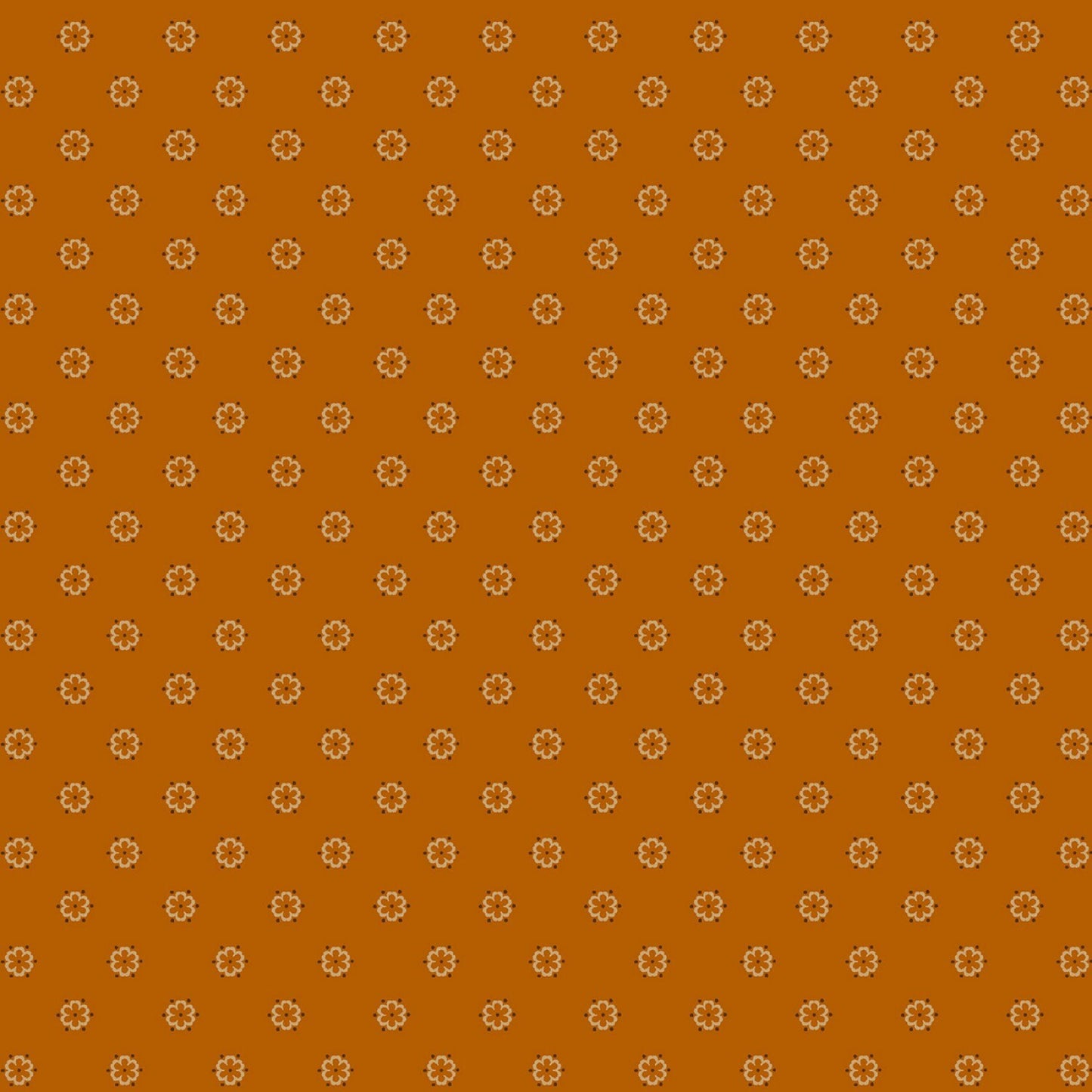 Piecemakers Sampler by Pam Buda Rust Flower Pop #R170795-RUST