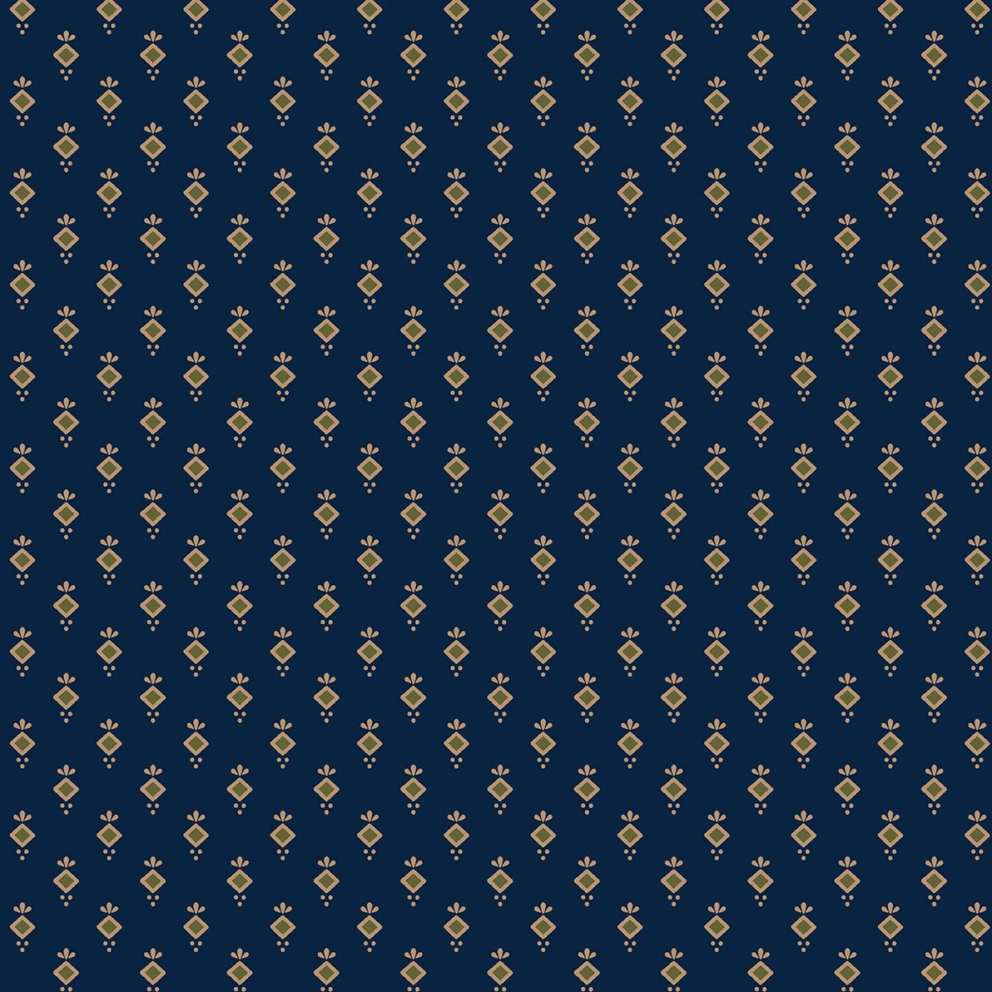 Piecemakers Sampler by Pam Buda Navy Ditsy Dot #R170796-NAVY