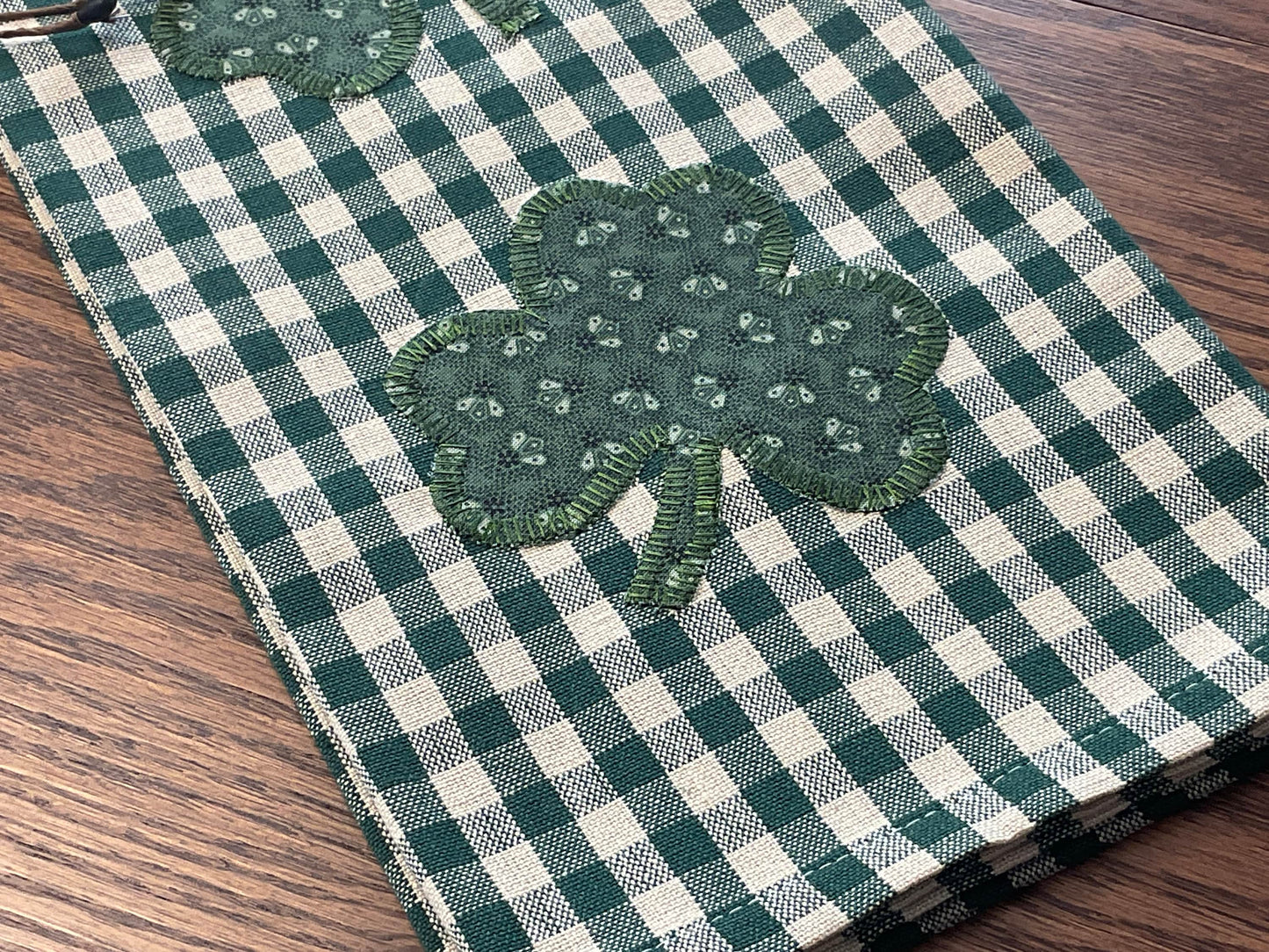 Primitive Farmhouse St.Patrick's Towel Item #1857