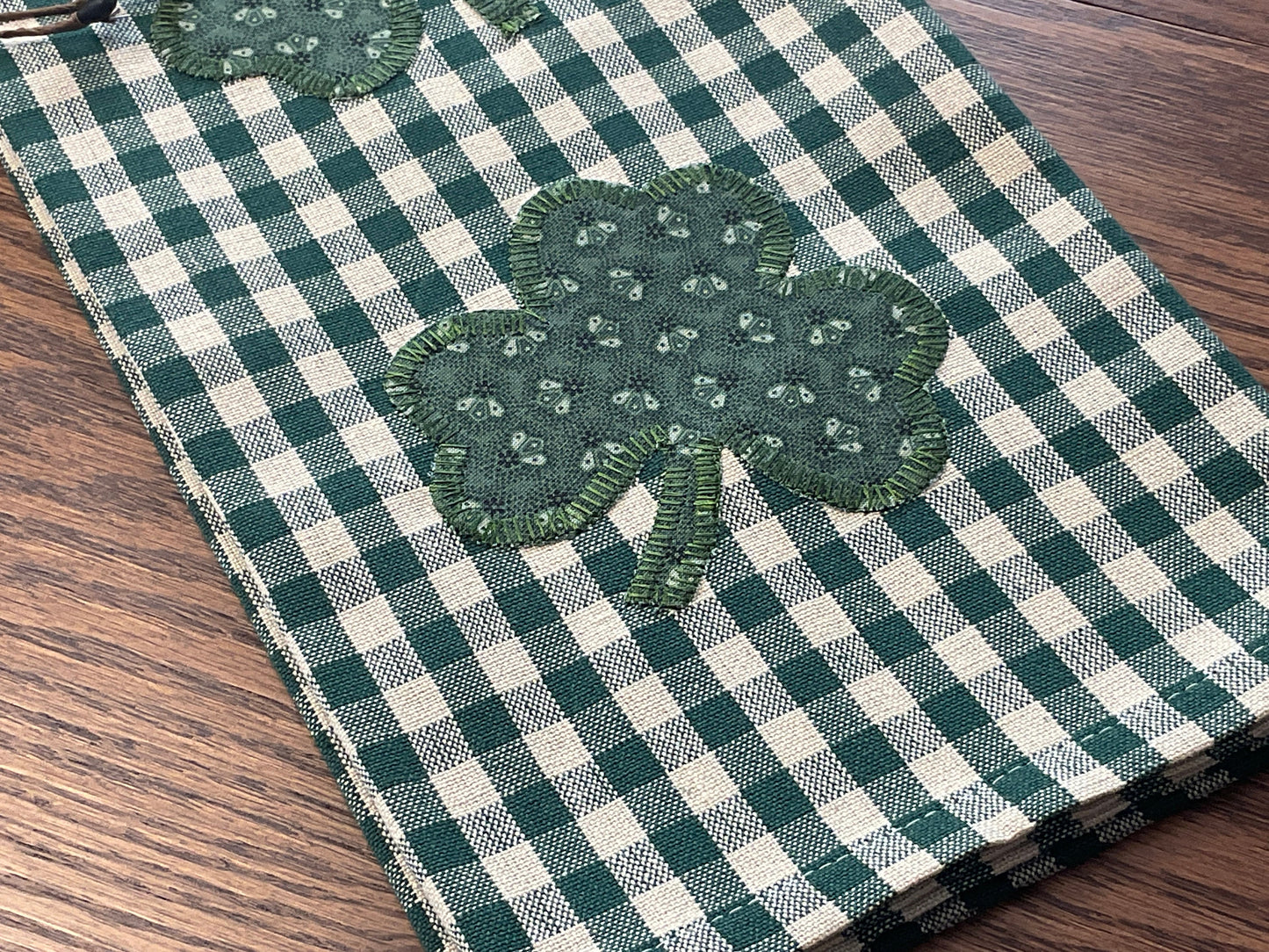 Primitive Farmhouse St.Patrick's Towel Item #1863
