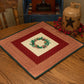 Christmas Primitive Farmhouse Embroidered Table Topper Item #1752