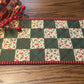 Primitive Farmhouse Christmas Table Runner Item #1945