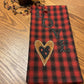 Valentine Primitive Farmhouse Towel Item #1828