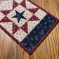 Primitive Farmhouse Americana Patriotic Table Runner Item #2032