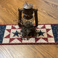 Primitive Farmhouse Americana Patriotic Table Runner Item #1896