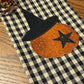 Primitive Farmhouse Pumpkin Towel Item #1740