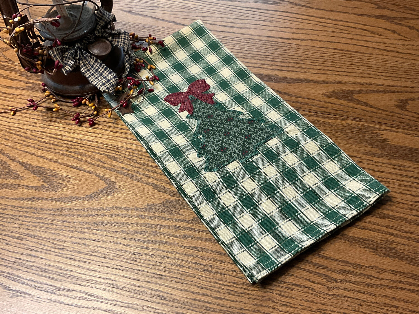 Christmas Primitive Farmhouse Towel Item #1765