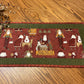 Christmas Primitive Farmhouse Santa Table Runner Item #1944