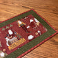 Christmas Primitive Farmhouse Santa Table Runner Item #1944