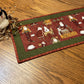 Christmas Primitive Farmhouse Santa Table Runner Item #1944