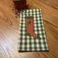 Christmas Primitive Farmhouse Towel Item #1780