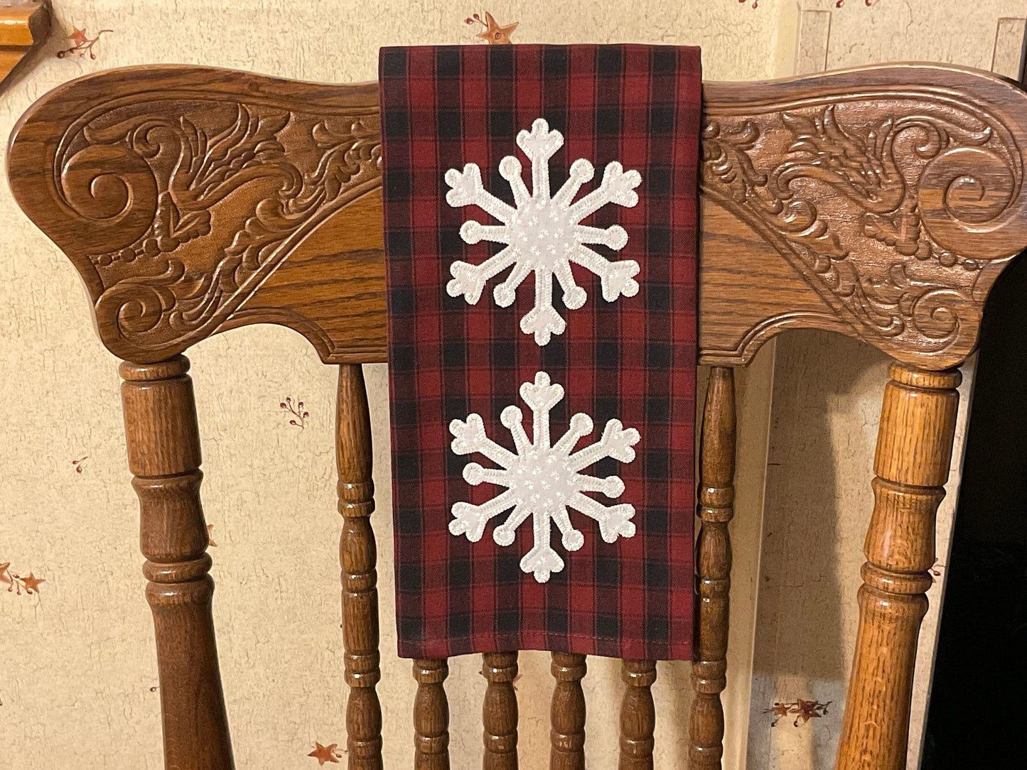 Christmas Primitive Farmhouse Towel Item #1836