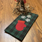 Christmas Mitten and Snowflakes Primitive Farmhouse Towel Item #1814