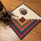 Primitive Farmhouse Log Cabin Easter Basket Table Topper Item #1866