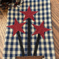 Primitive Farmhouse Americana Star Towel Item #1891