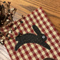 Primitive Farmhouse Easter Bunny Towel Item #1874