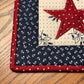 Primitive Farmhouse Americana Star Potholders Item #1903