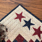 Americana Primitive Farmhouse Log Cabin Table Topper Item #1892