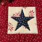 Primitive Farmhouse Americana Star Potholders Item #1902