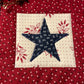 Primitive Farmhouse Americana Star Potholders Item #1903