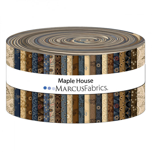 Maple House by Pam Buda 2-1/2in Strips Jelly Roll, 40pcs #ST86-0006