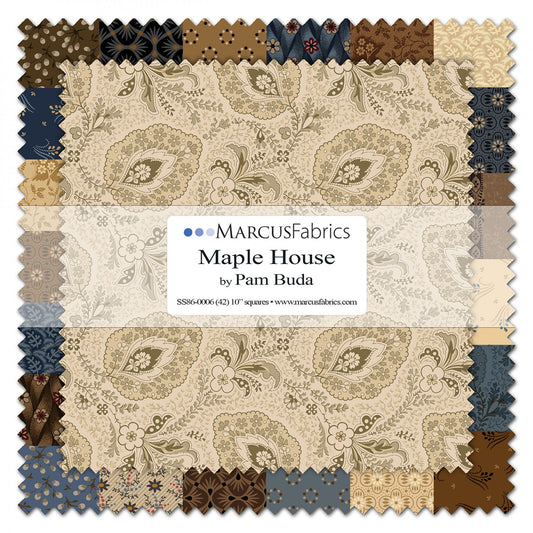 Maple House by Pam Buda Layer Cake 10in Squares 42pcs #SS86-0006