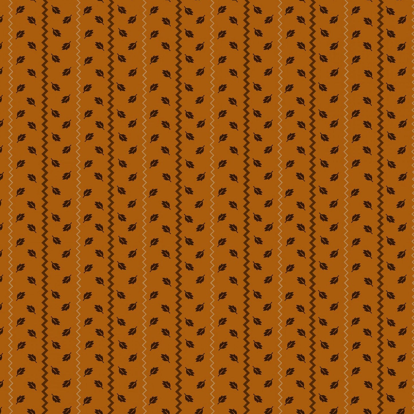 Autumn Farmhouse by Kim Diehl Orange Sprigged Stripe # 973-30